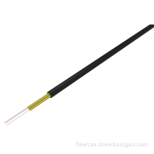 Single Jacket Fiber Optic Drop Cable With FRP